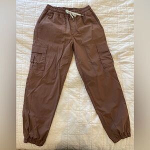 Vuori birch joggers size XS in brown
